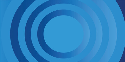 3d blue concentric circle pattern background