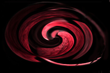 Abstraktes dynamisches futuristisches digitales Kunstwerk ohne Mithilfe von 