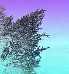 Abstraktes dynamisches futuristisches digitales Kunstwerk ohne Mithilfe von "KI " am PC selbst erstellt	