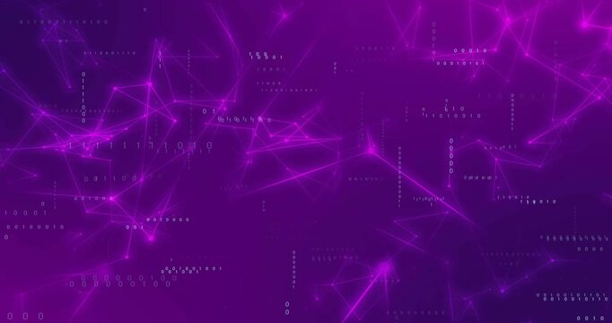 Network glowing and densifying after initial node pulses, forming triangular mesh to show data flow