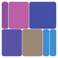 Abstract Color Block Composition for Modern Art and Design Projects