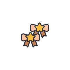 Magical star wand set, perfect for fantasy, celebration, or children's party.