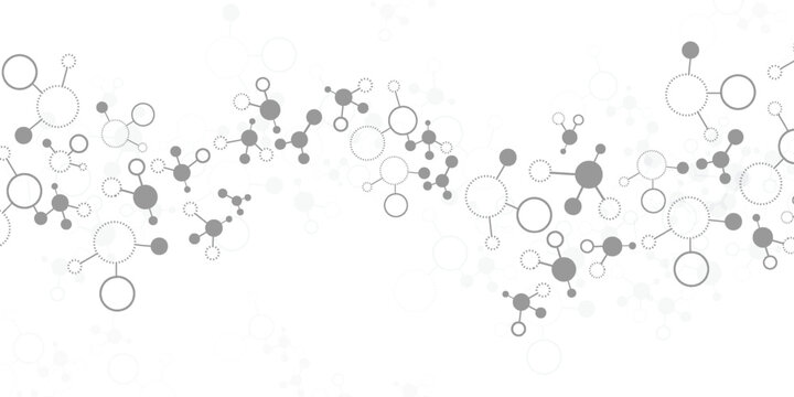 Scientific molecular structure network design for research and technology background