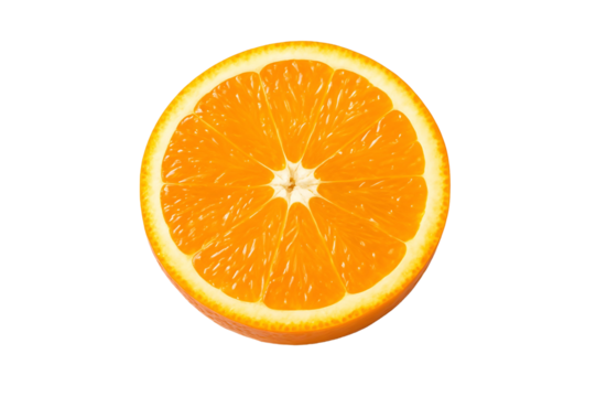 orange on white background