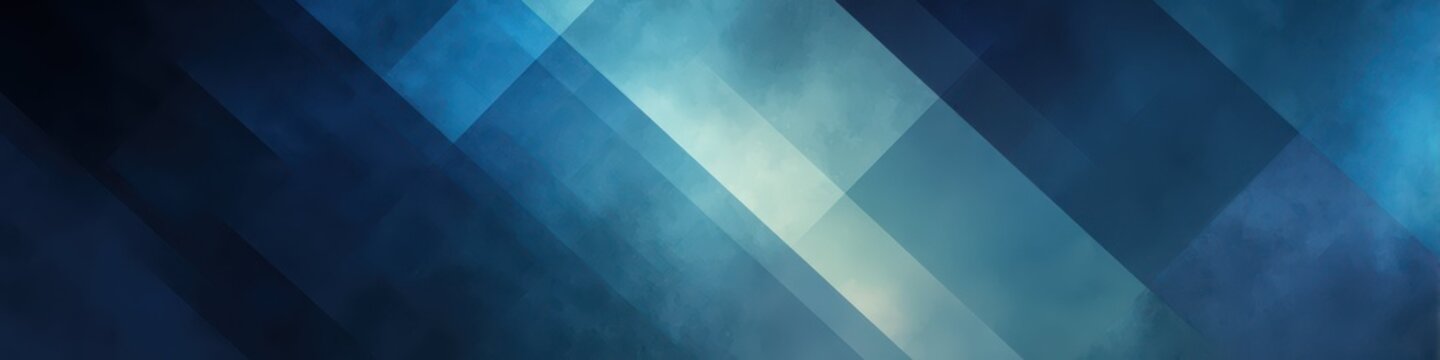 青の幾何学抽象背景デザイン クールな光のグラデーション