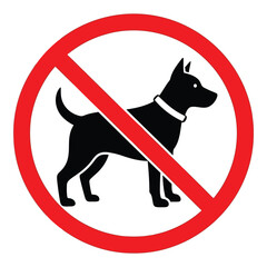 No dogs allowed sign