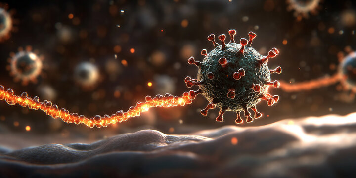 Vaccine development and disease prevention strategies in public health laboratory environment scientific visualization