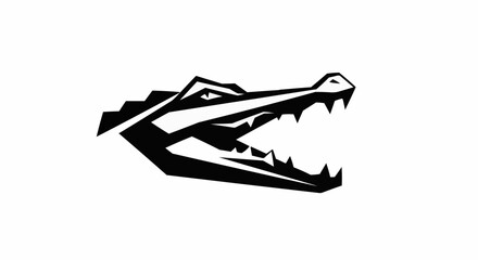 Animal Logo Vector Set, Wildlife Mascot Silhouette, Animal Head Illustration Design  © Sikapat