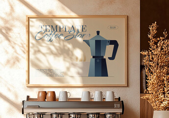 Coffee Bar Frame Mockup