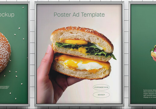 Subway Billboard Mockup