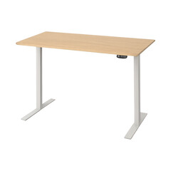 PNG Modern minimalist wooden office desk
