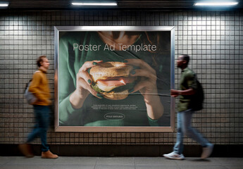 Underground Billboard Mockup