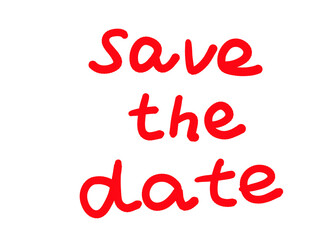 Save the date announcement for an upcoming celebration or event