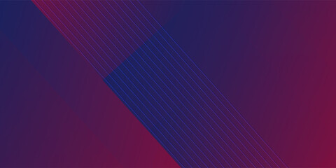 Abstract blue red banner geometric shapes background. Vector abstract graphic design banner pattern presentation background web template.