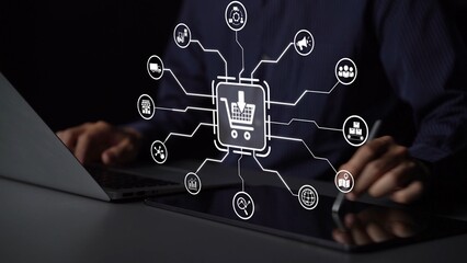 Omni-channel marketing and online shopping strategies, cross-platform customer experience, brand unification, and integrated marketing communication across digital channels. Muxer