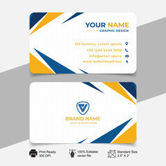 Modern, Elegant luxury business card template design