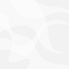 Dynamic White and grey geometric abstract background with tech lines