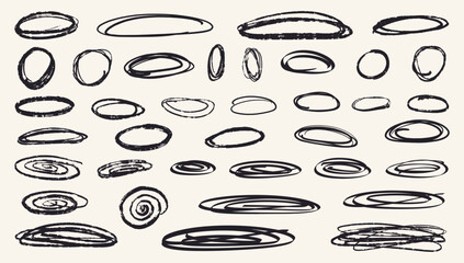 Grunge marker texture patterns