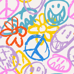 Grunge marker designs