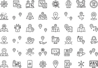 set of hand drawn vector icons for web and mobile design