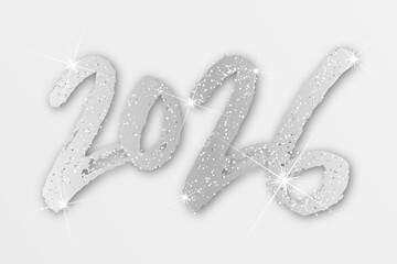 Happy new year - best wishes 2026 with colorful number. Perfect vector for poster banner greeting and new year 2026 celebration.