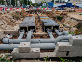 Construction of new underground pipeline