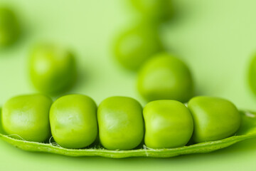 photo of fresh green peas