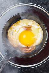 Close-up of a fried egg