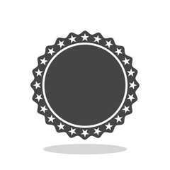 Certificate Badge icon with shadow