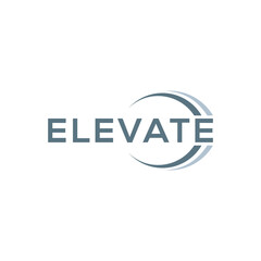 Elevate logo design, business consulting vector icon template