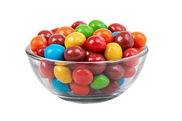 Colorful candy or jelly and gummy for high sugar food unhealthy food,for favorite food of children, isolated on transparent background.
