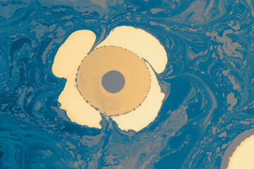 Seamless abstract marble floral pattern textured background