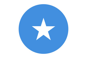 round Flag of Somalia vector