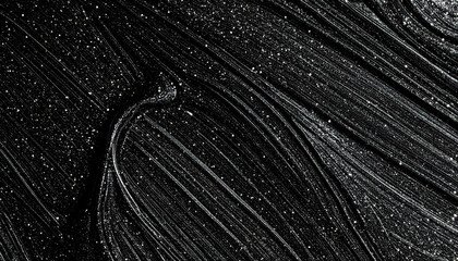 texture of black glitter closeup sparkling background