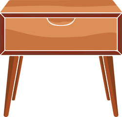 Wooden table isolated on white isolated on transparent background