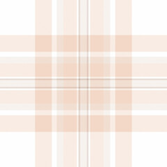Classic, elegant plaid pattern in soft peach and beige. Perfect for backgrounds, textiles, designs needing a touch of refined warmth and tradition.