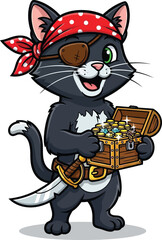 cat with a cup of coffee