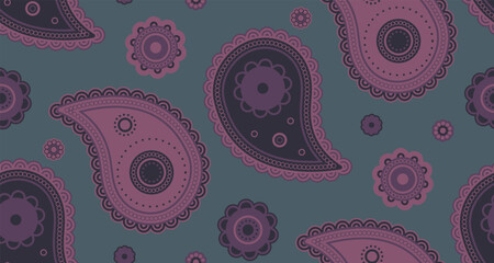 Herb horizontal to dot spa. Twisted drawn, minimal seamless. Elegant asian and paper leaf.