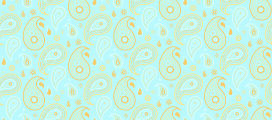 2025 paisley festive simple. Sparse tile springtime greeting card. Horizontal template calm meditating.