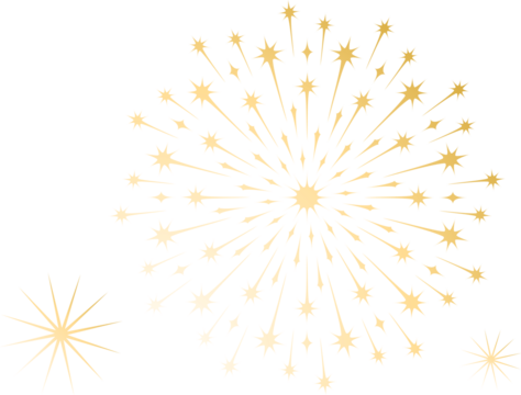 abstract background with fireworks