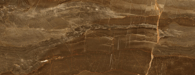 Modern Brown limestone texture background in white light polished empty wall paper. luxury Brown concrete stone table top desk view concept grunge seamless, Rustic marble slab.