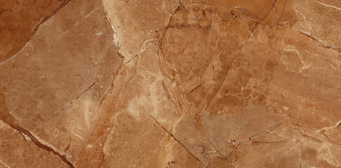 Modern Brown limestone texture background in white light polished empty wall paper. luxury Brown concrete stone table top desk view concept grunge seamless, Rustic marble slab.