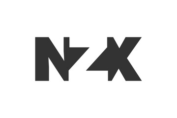 NZX logo design. Initial letter N Z X bold font style for tech startups, consulting, corporate branding. Creative company name, headlines typography identity, trendy logotype.