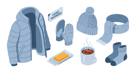 Winter essentials: cozy attire and warming accessories for cold weather comfort