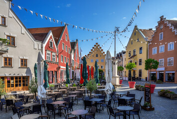 The historic old town of Abensberg