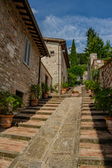 Gubbio, Umbria, Italy. Glimpses and panoramas