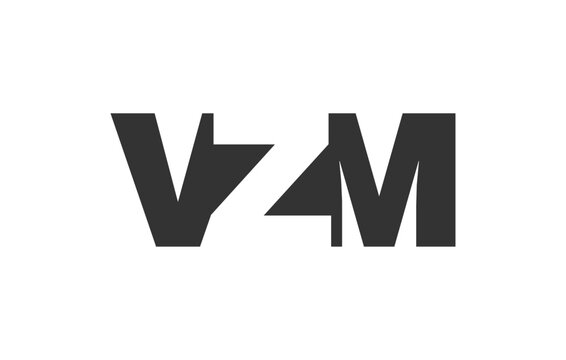 VZM logo design. Initial letter V Z M bold font style for tech startups, consulting, corporate branding. Creative company name, headlines typography identity, trendy logotype.