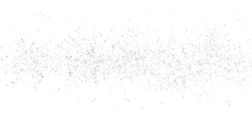 Macro salt flying, isolated on white background, clipping path