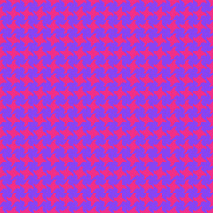 Vibrant pink and purple houndstooth pattern.  Perfect for textile design, fashion, website backgrounds, or any project needing a bold, geometric texture.