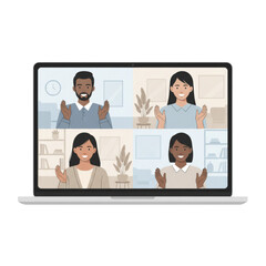 montage of business people working together